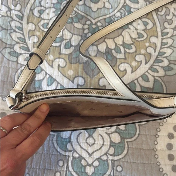 kate spade Cream Leather Crossbody Wallet Bag - Picture 3 of 12